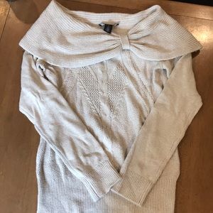 Beige sparkle sweater